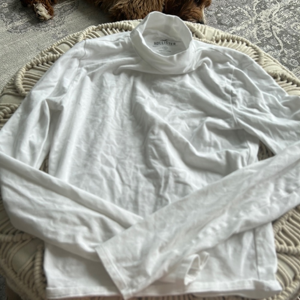 Hollister mock neck long sleeve